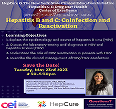 HepCure and CEI co-sponsored Webinar: Hepatitis B and C: Coinfection and Reactivation